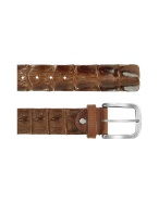 Mens Crocodile Leather Belt