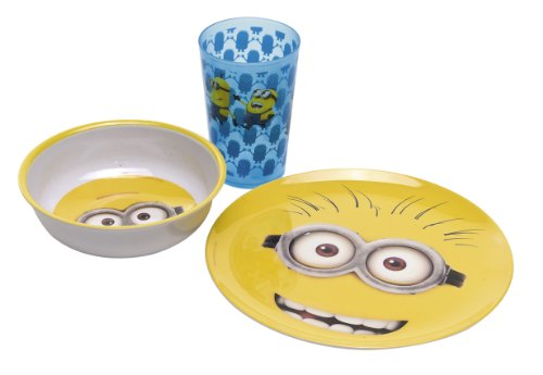 Gialamas DESPICABLE ME 2 - Melamine Dinnerware Set Breakfast (3 pcs)