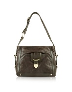 Gianfranco Ferre Tabasco - Dark Brown Leather Shoulder Bag