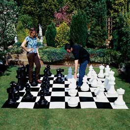 Giant Plastic Chess Pieces