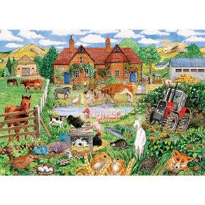 s Alphabet Farm Extra Large 500 Piece Jigsaw Puzzle