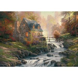 s Kinkade Cobblestone Mill 1000 Piece Jigsaw Puzzles