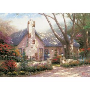 s Thomas Kinkade Morning Glory Cottage 1000 Piece Jigsaw Puzzle