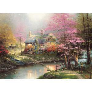 Gibson s Thomas Kinkade Stepping Stone Cottage 1000 Piece Jigsaw Puzzle