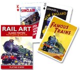 Piatnik Rail Art playing cards (single deck)