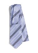 Gieves and Hawkes Washed Club Stripe Tie
