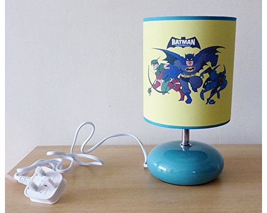 Gifts & Pressies BATMAN BRAVE & THE BOLD - BEDSIDE LAMP - BOYS BEDROOM LIGHT / LAMP SHADE