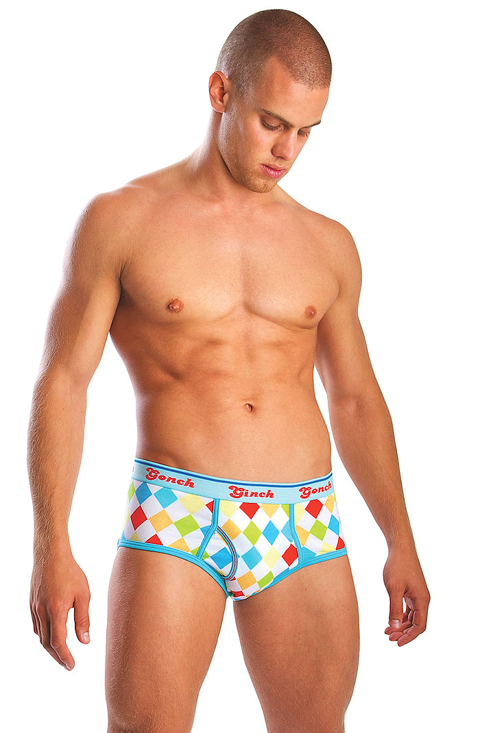 Argyle Geek Chic Brief by Ginch Gonch