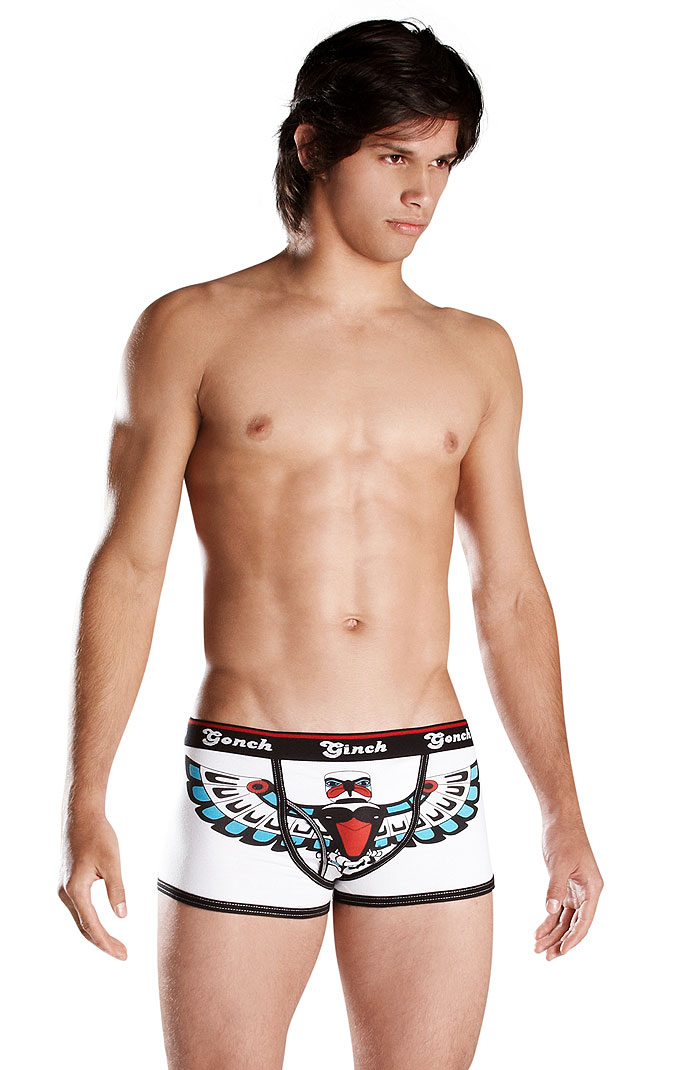 Totem Poles Hawk Sports Shorts by Ginch Gonch