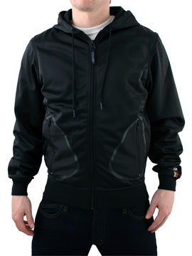 Black Stream Hooded Zip