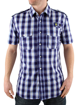 Electric City Blue Ferment Check Shirt