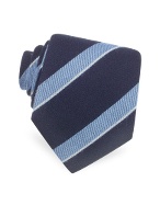 Giorgio Armani Classic Bands Pure Wool Tie
