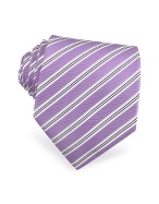 Giorgio Armani Ribbon Bands Jacquard Silk Tie