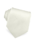 Giorgio Armani Solid Mini Checks Jacquard Silk Tie