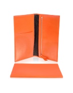 Giorgio Fedon 1919 Classica Collection - Orange Calfskin Travel Document Case