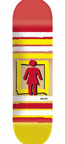 Girl Malto Striped Skateboard Deck - 8.125 inch