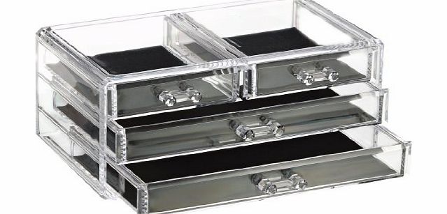 Glam Jewellery Box 4 Drawer