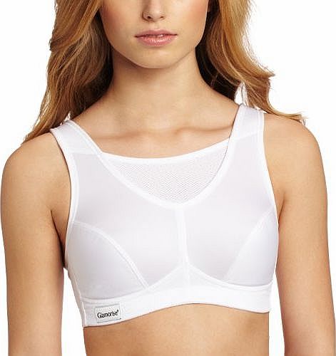 Glamorise 1066 Womens Sports Bra - WHITE, 36D