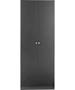 Glamour 2 Door Wardrobe - Black