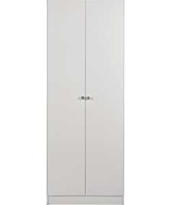 Glamour 2 Door Wardrobe - White