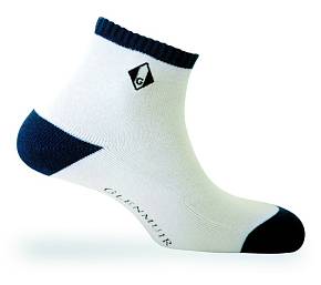 Ladies 2 Pair Glenmuir Hislop Half Cushion Sock White / Powder Blue