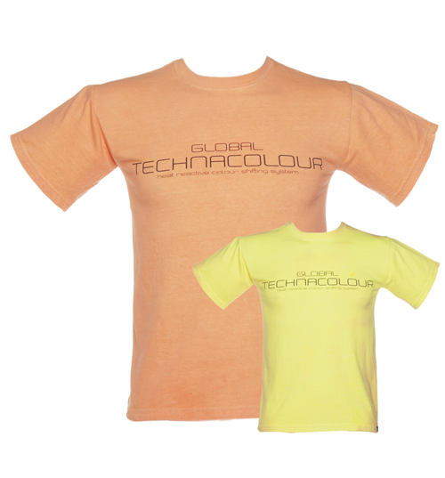 Mens Orange To Yellow Heat Sensitive