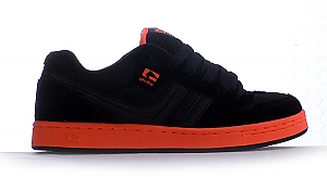 Finale Mens Skate Shoe - Black/Fluro Red