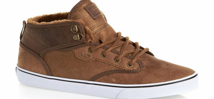 Globe Mens Globe Motley Mid Shoes - Distressed Brown