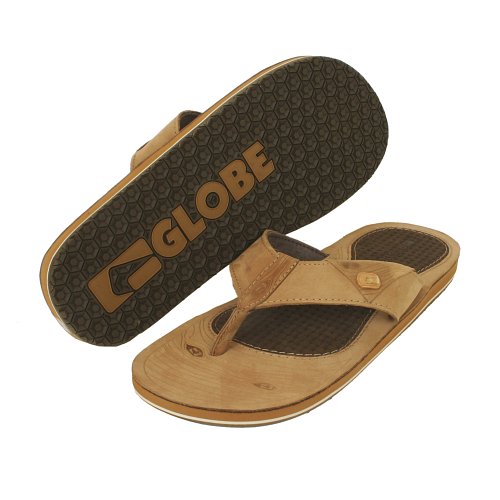 Mens GLOBE Pitch Flip-Flop Tobacco