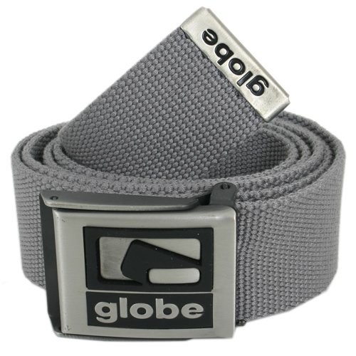 GLOBE Mens GLOBE Squared Web Belt Grey