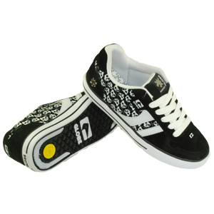 Mens Globe Encore Limited Puzzel Shoe. Black