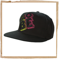 Globe Three D Cap Black