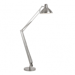 Winder Nickel Matt Floor Lamp