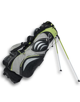 Go Golf Fairway Walker Stand Bag Green