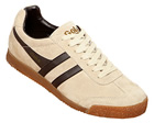 Gola Harrier Beige/Brown Suede Trainers