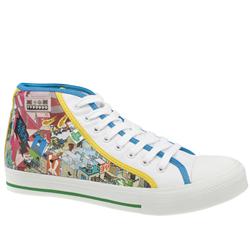 Gola Male Eboy Vulc Hi Leather Upper Fashion Trainers in Multi