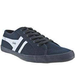 Gola Male Gola Quattro Fabric Upper Fashion Trainers in Navy