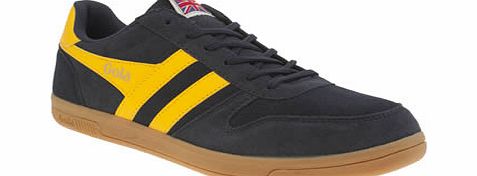 Gola Navy Stadia Perf Trainers