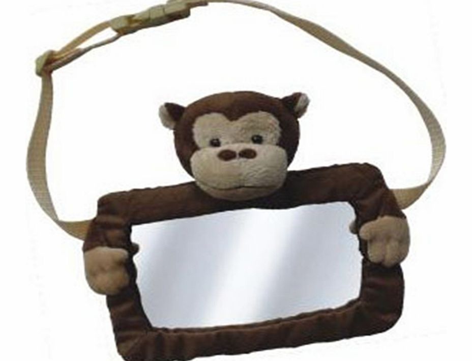 Gold Bug Safe View Mirror Buddy Monkey Brown