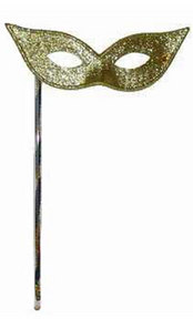 GOLD GLITTER ON TINSEL STICK