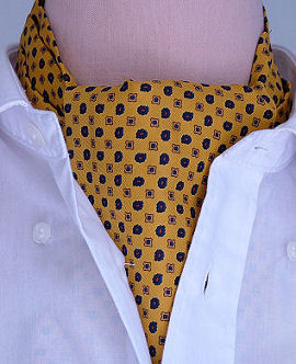 gold Teardrops Casual Cravat