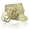 gold Woven Wire Belt