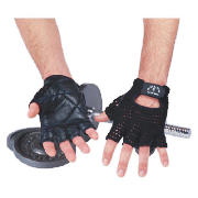 Golds Gym Mesh Back Gloves L