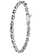 9ct white gold knot bracelet