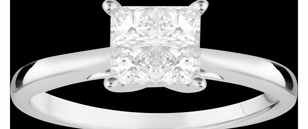 Princess Cut 1.00 Carat Total Weight Diamond