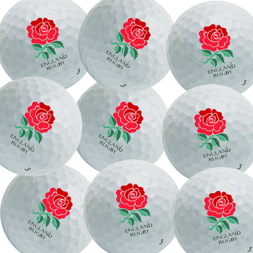 Golf Online England Rugby Team Golf Balls 12 Balls