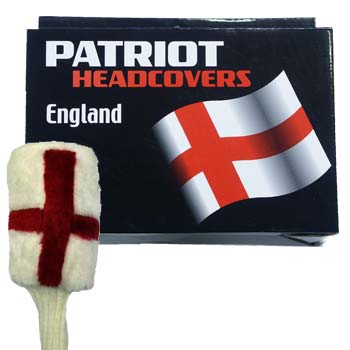 GolfersClub SET OF 3 ENGLAND HEADCOVERS