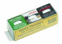 GolfersClub Triple Trouble Joke Golf Balls GCJOKEB-TRIP