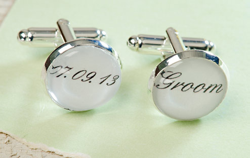 Personalised Wedding Cufflinks