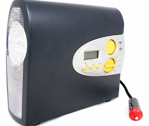 Good Selection Ltd 12-Volt Digital Fast Tyre Inflator / Compressor With Built In Light - Comes In Own Case